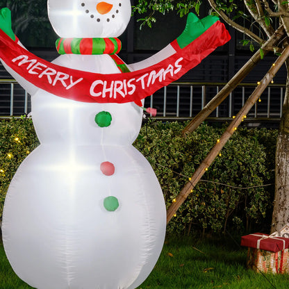 Inflatable Snowman Yard Decoration, LED Lights, Outdoor Christmas Christmas Inflatables at Gallery Canada