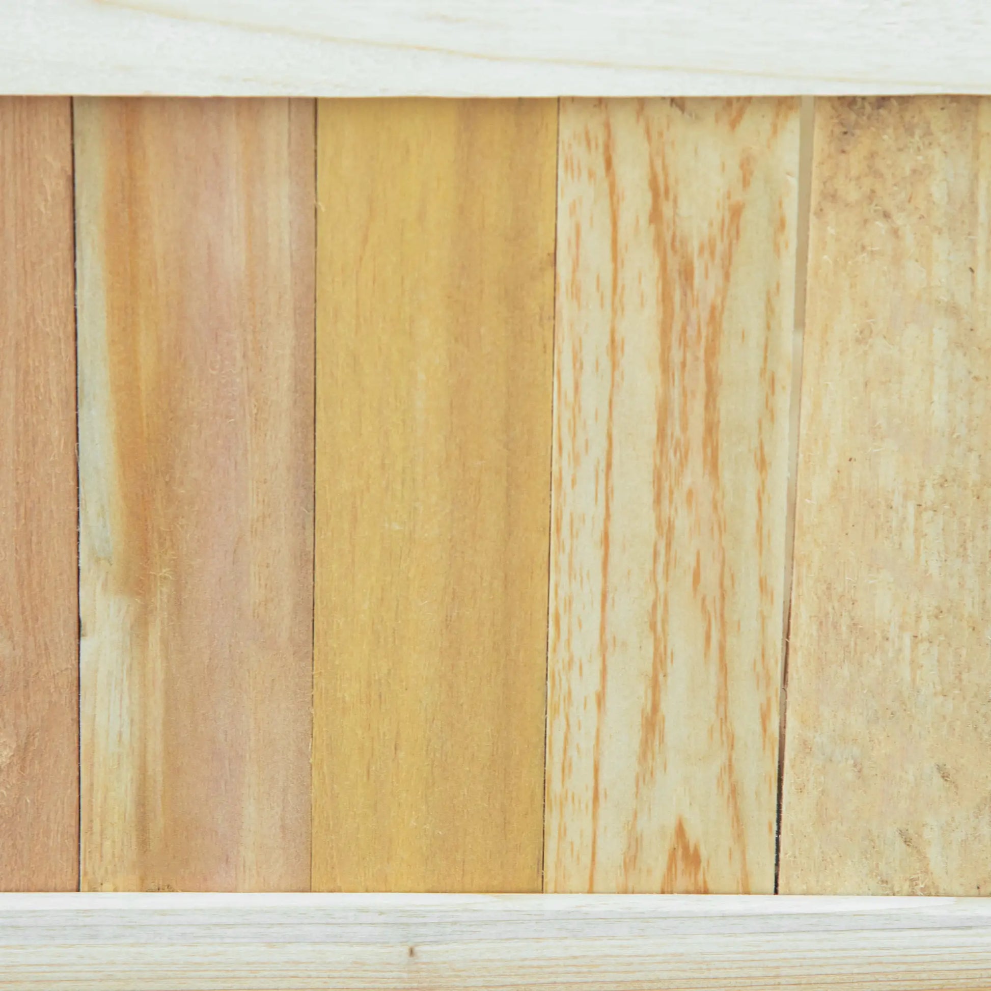 Foldable Elevated Planter Box, Wooden Raised Garden Bed, 48x24x30in, Natural Wooden Planter Boxes at Gallery Canada