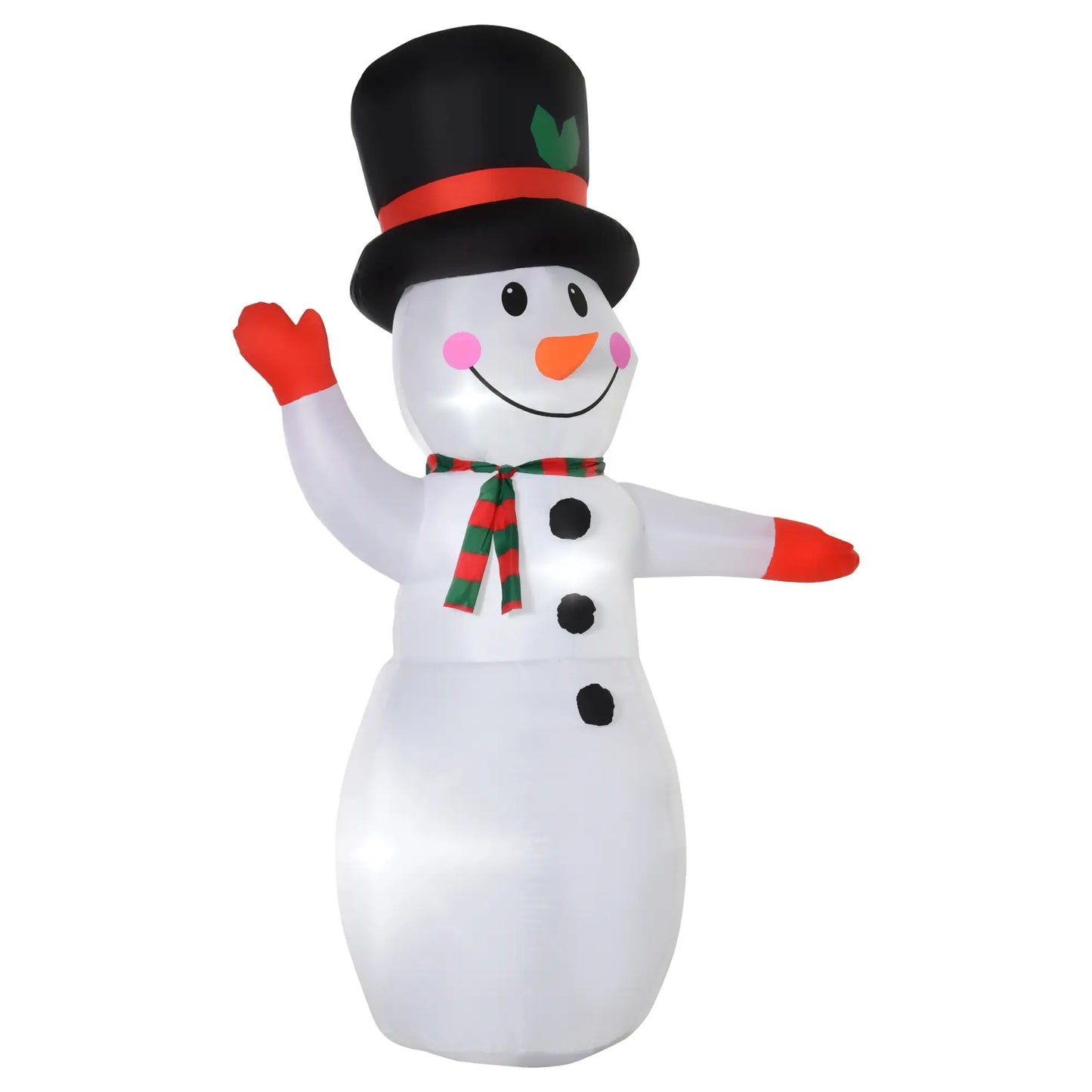 8 Ft Outdoor Lighted Inflatable Christmas Decoration, Waving Snowman Christmas Inflatables at Gallery Canada