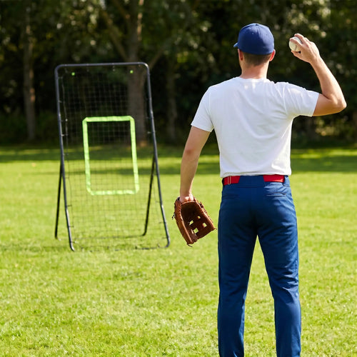 4 x 5.7ft Volleyball Rebounder Net, Baseball Lacrosse Training Net