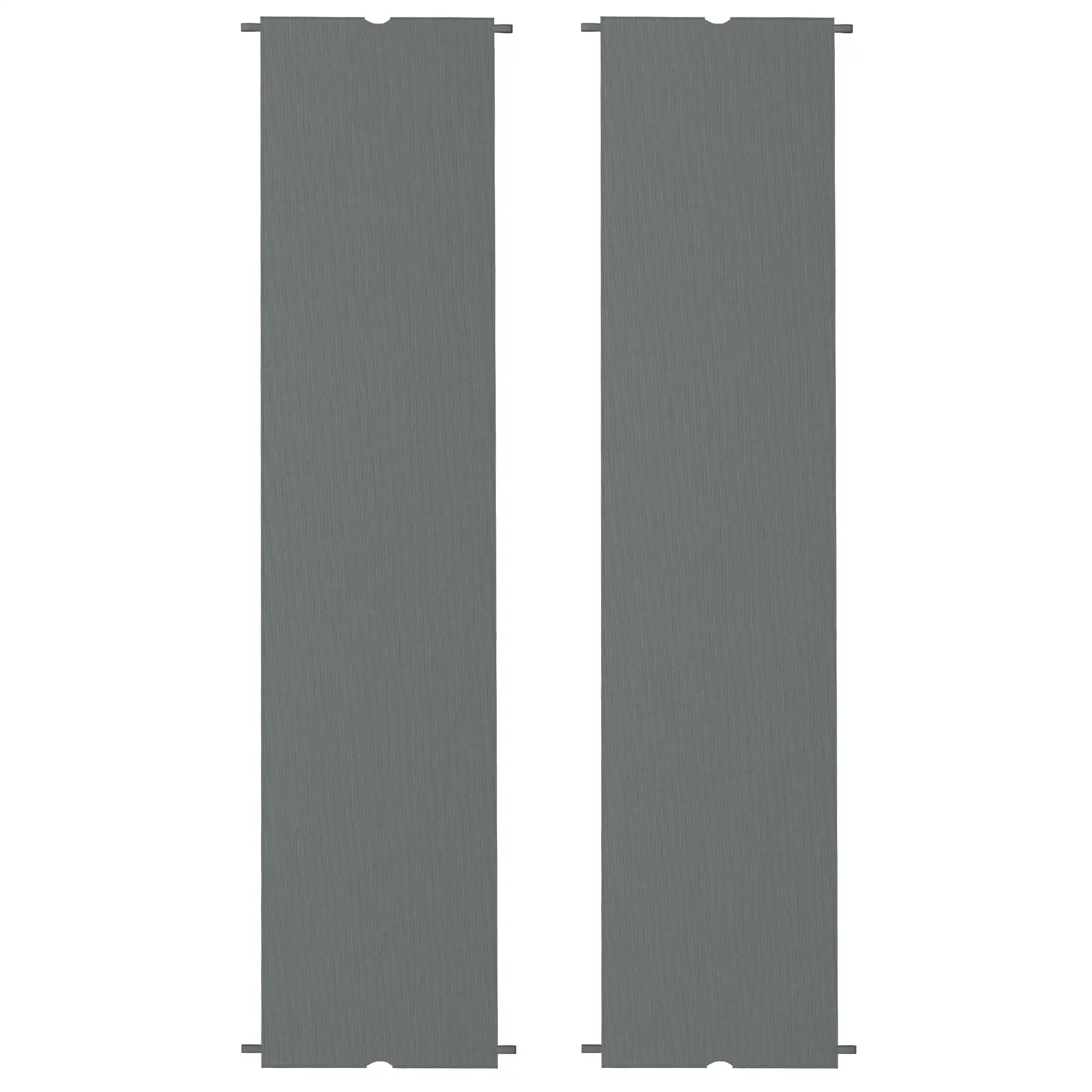 2 Pcs UV Protection Pergola Canopy, 10' x 10', Dark Grey Gazebo Canopy Replacement Dark Grey at Gallery Canada