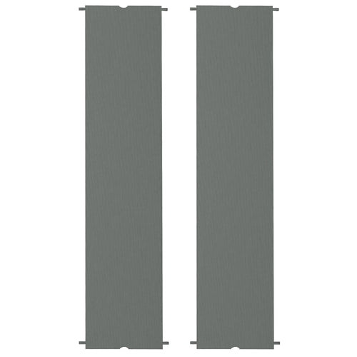 2 Pcs UV Protection Pergola Canopy, 10' x 10', Dark Grey