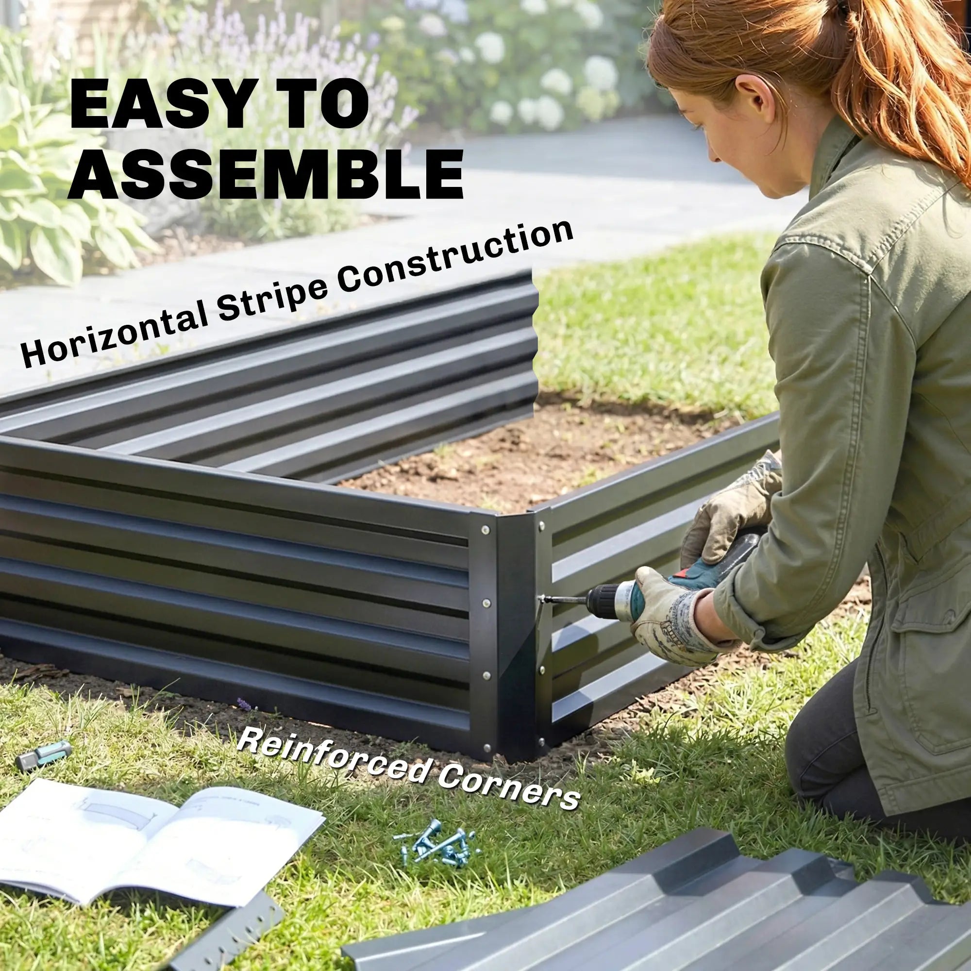 2 Tier Raised Garden Bed, 47