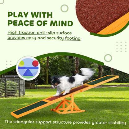 Wood Pet Seesaw Platform, Dog Agility Training Equipment, Weather Resistant Dog Agility Training Equipment at Gallery Canada