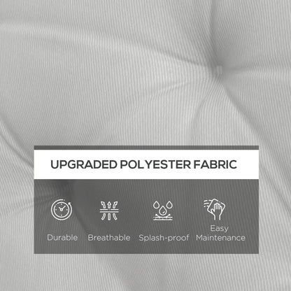 3-Seater Outdoor Swing Chair Cushions, Patio Garden, Light Grey Patio Chair Cushions at Gallery Canada