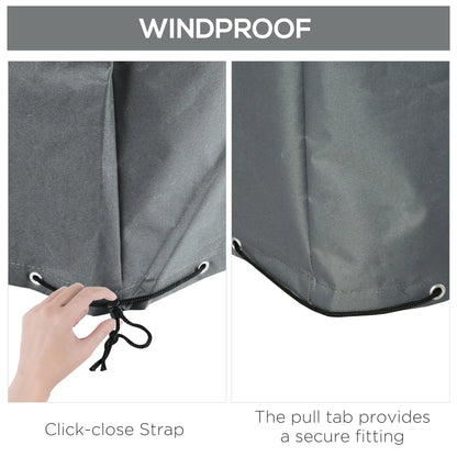 Waterproof Patio Furniture Cover, 80.7" x 75.6" x 24", Grey Patio Furniture Covers at Gallery Canada