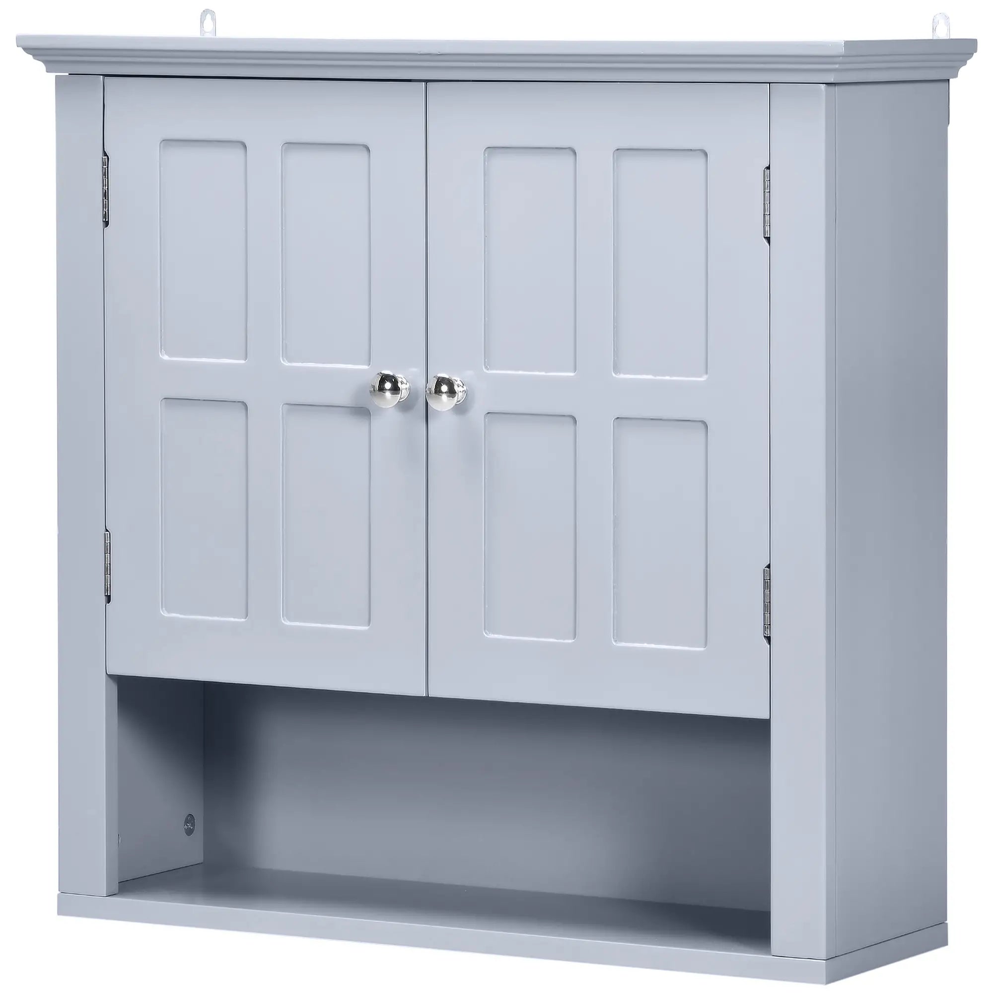 Wall Cabinet, Medicine Cabinet, Over Toilet, Adjustable Shelf, 2 Doors, Gray Wall Mounted Cabinets at Gallery Canada
