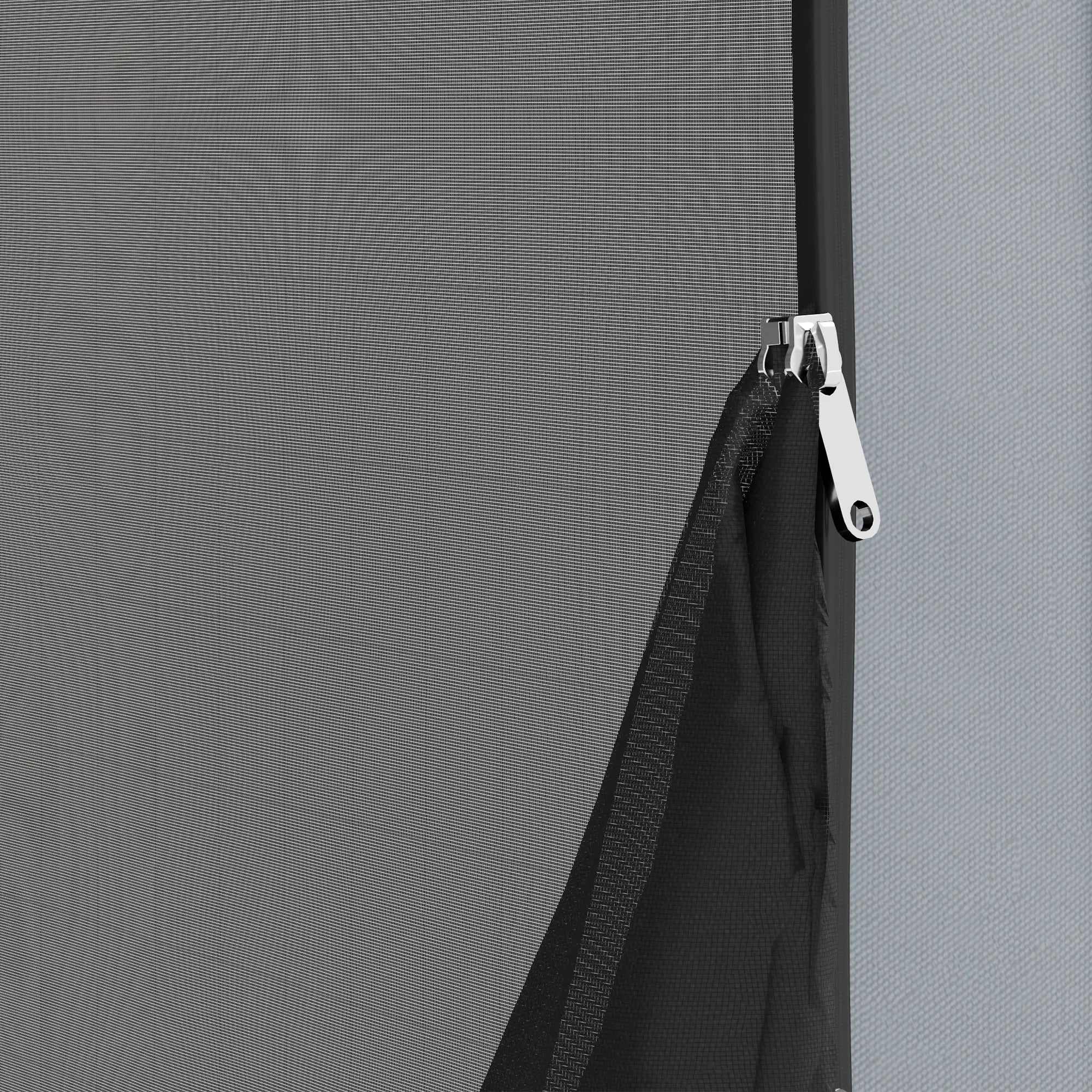 11 x 11ft Pop Up Screen Tent, UPF50+ Portable Gazebo, Light Grey Camping Tents at Gallery Canada