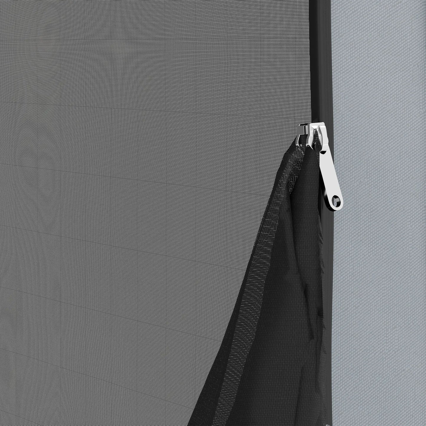 11 x 11ft Pop Up Screen Tent, UPF50+ Portable Gazebo, Light Grey Camping Tents at Gallery Canada
