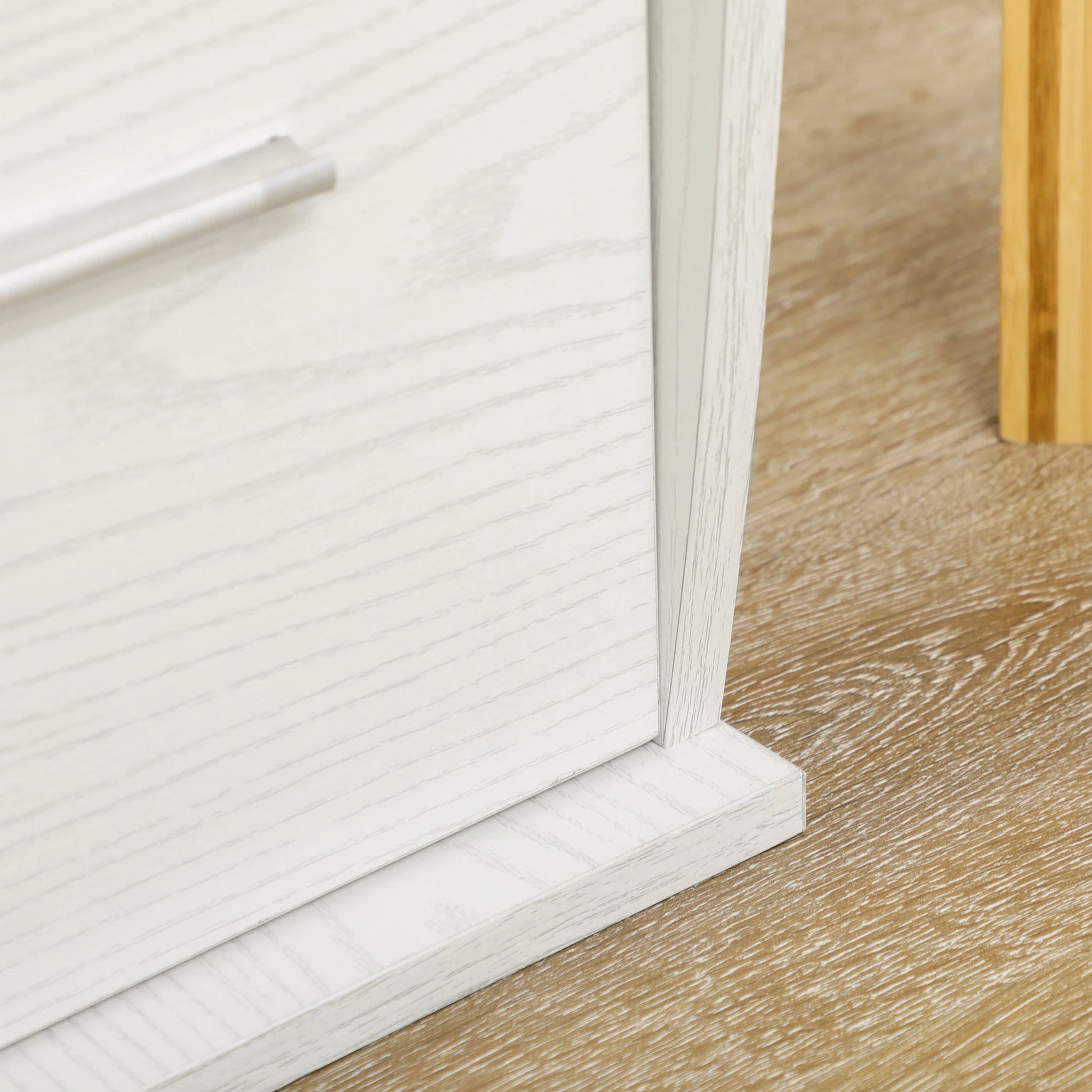 47" Computer Desk With Keyboard Tray, Storage Drawers, White Computer Desks at Gallery Canada