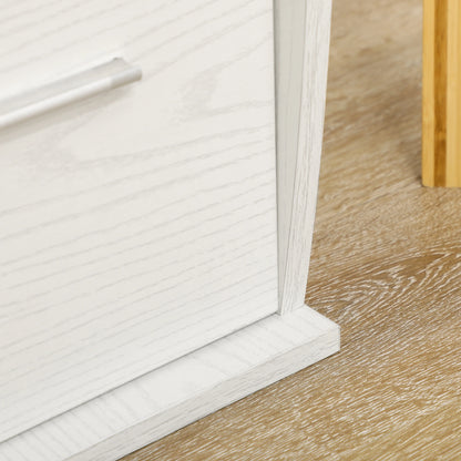 47" Computer Desk With Keyboard Tray, Storage Drawers, White Computer Desks at Gallery Canada