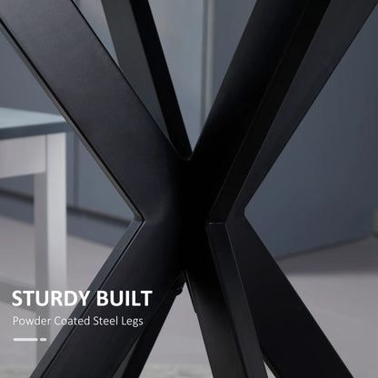 29" Round Dining Table, Steel Legs, Brown Bar Tables & Dining Tables at Gallery Canada