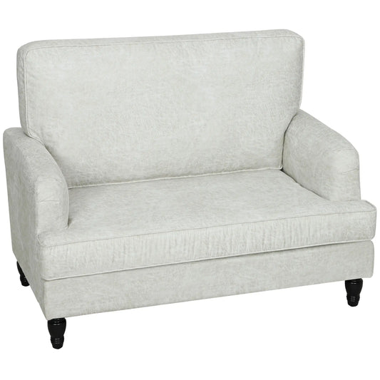 Modern Accent Chair, Leathaire Armchair, Cream White