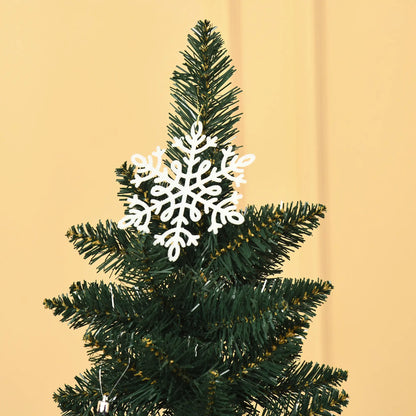6FT Artificial Christmas Pencil Tree, Foldable Black Stand, Green Artificial Christmas Trees at Gallery Canada