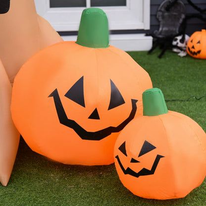 Inflatable Halloween Decoration, Haunted Tree with Owl, Ghost, Pumpkins, Outdoor LED Display, 6.5FT Halloween Decorations at Gallery Canada