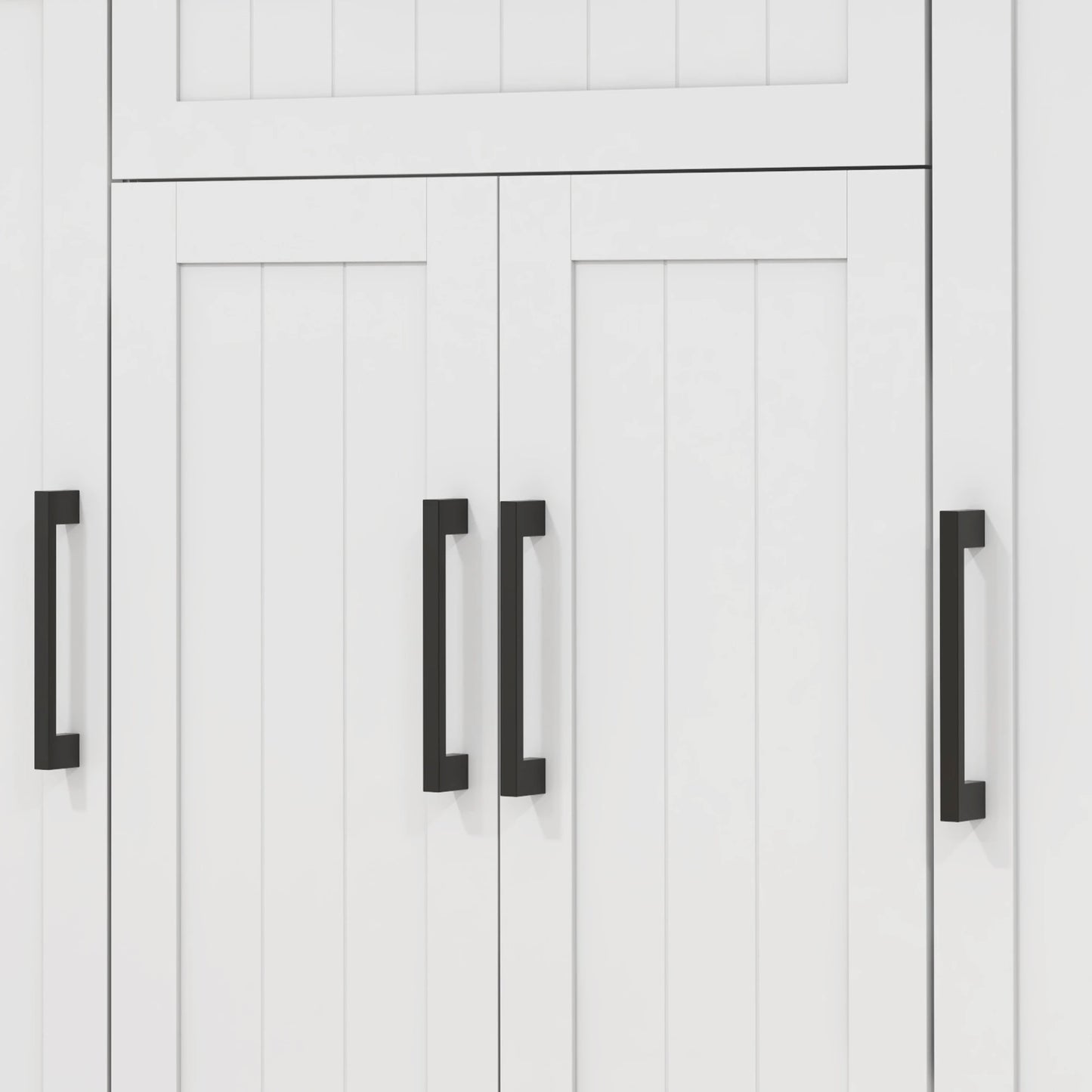 Modern Kitchen Island Cart, Natural Wood Top, Towel Rack, Door Storage, White Kitchen Islands & Kitchen Carts at Gallery Canada