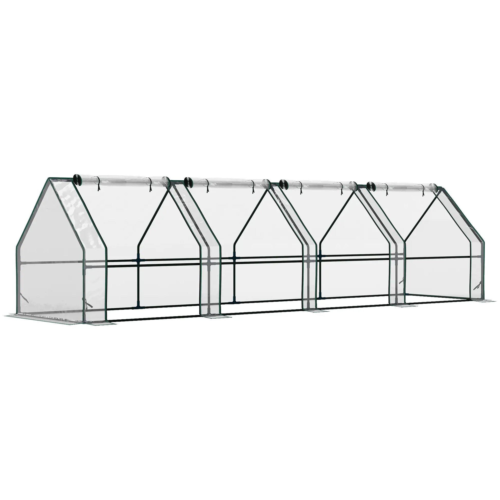 Portable Mini Greenhouse, Growing Tent, w/ Zippered Doors, Clear Greenhouses at Gallery Canada