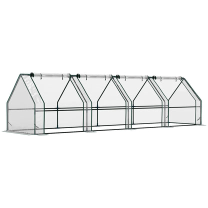 Portable Mini Greenhouse, Growing Tent, w/ Zippered Doors, Clear Greenhouses at Gallery Canada