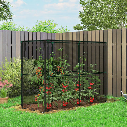 Plant Protection Cage With Zippered Door, Black Crop Cage at Gallery Canada