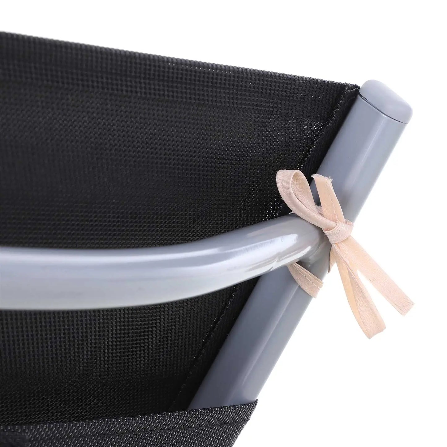 Aluminum Patio Tanning Chair, Soft Padded Seat, Adjustable Backrest, Beige Lounger Chairs at Gallery Canada