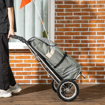 Bike Trailer, Bicycle Cargo Trailer, 12" Wheels, Reflective Strips, Aluminum Frame Bike Cargo Trailers at Gallery Canada