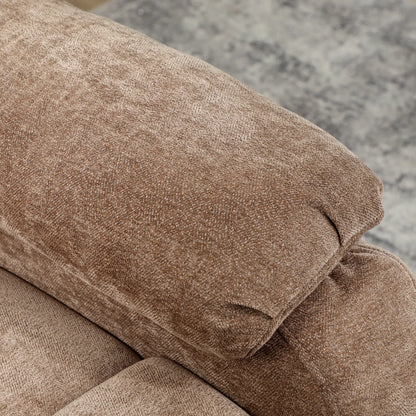 Massage Recliner Chair, Power Recliner, Remote, 2 Memory Positions, Brown Single Sofas at Gallery Canada