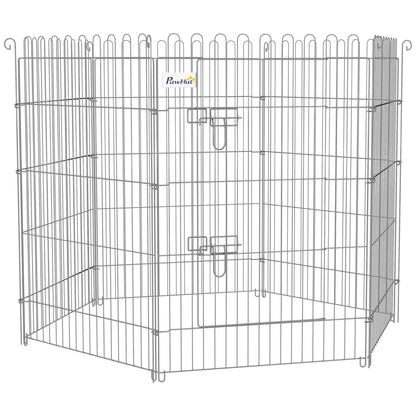 36 Inch 8-Panel Dog Playpen, Foldable Pet Exercise Crate, Black Dog Cages & Crates at Gallery Canada