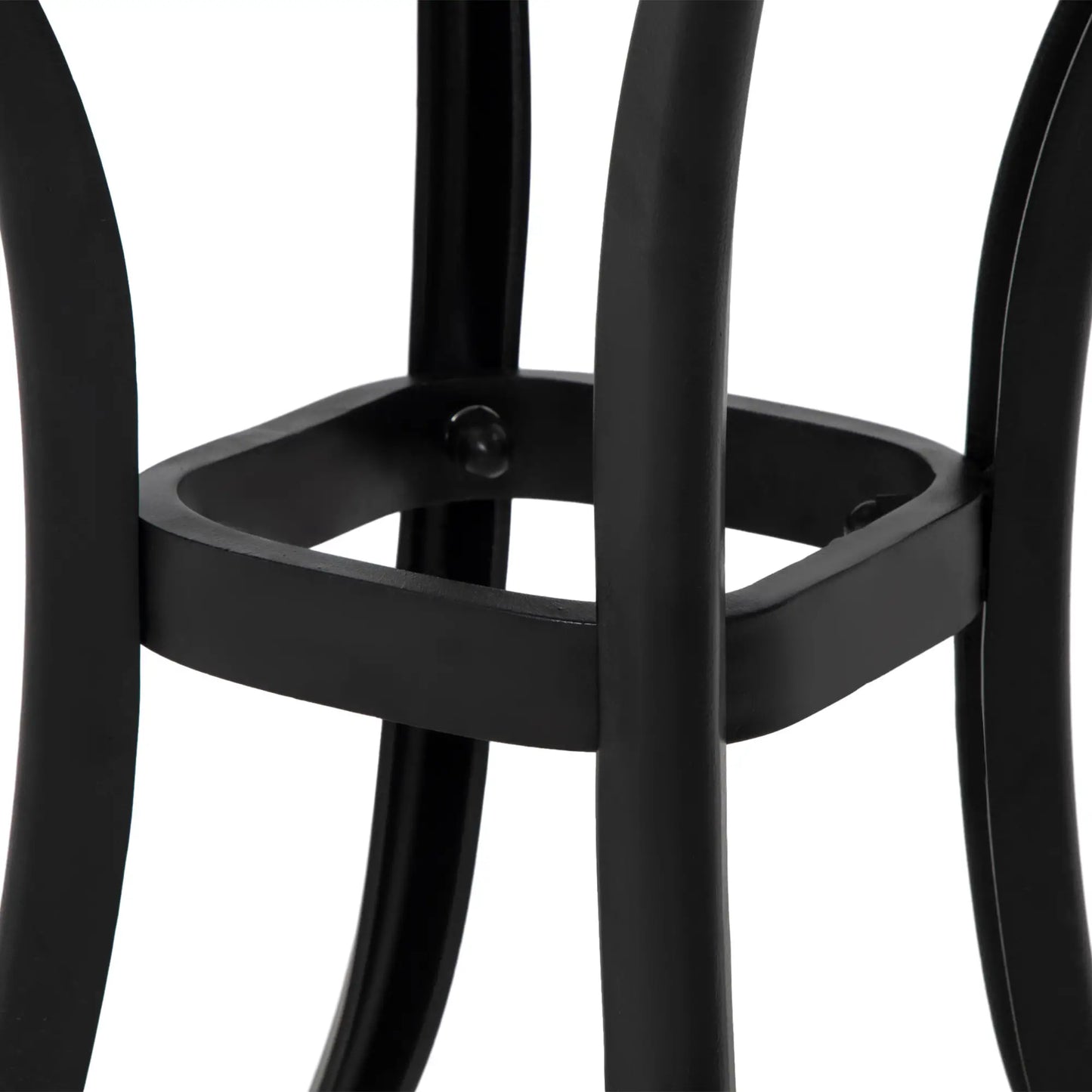 21" Square Outdoor End Table, Cast Aluminum Patio Side Table, Black Patio Side Tables at Gallery Canada