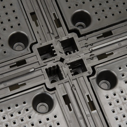 4-Piece Raised Garden Bed, PP Flower Bed, Stackable Vegetable Herb Grow Box Elevated Garden Beds at Gallery Canada