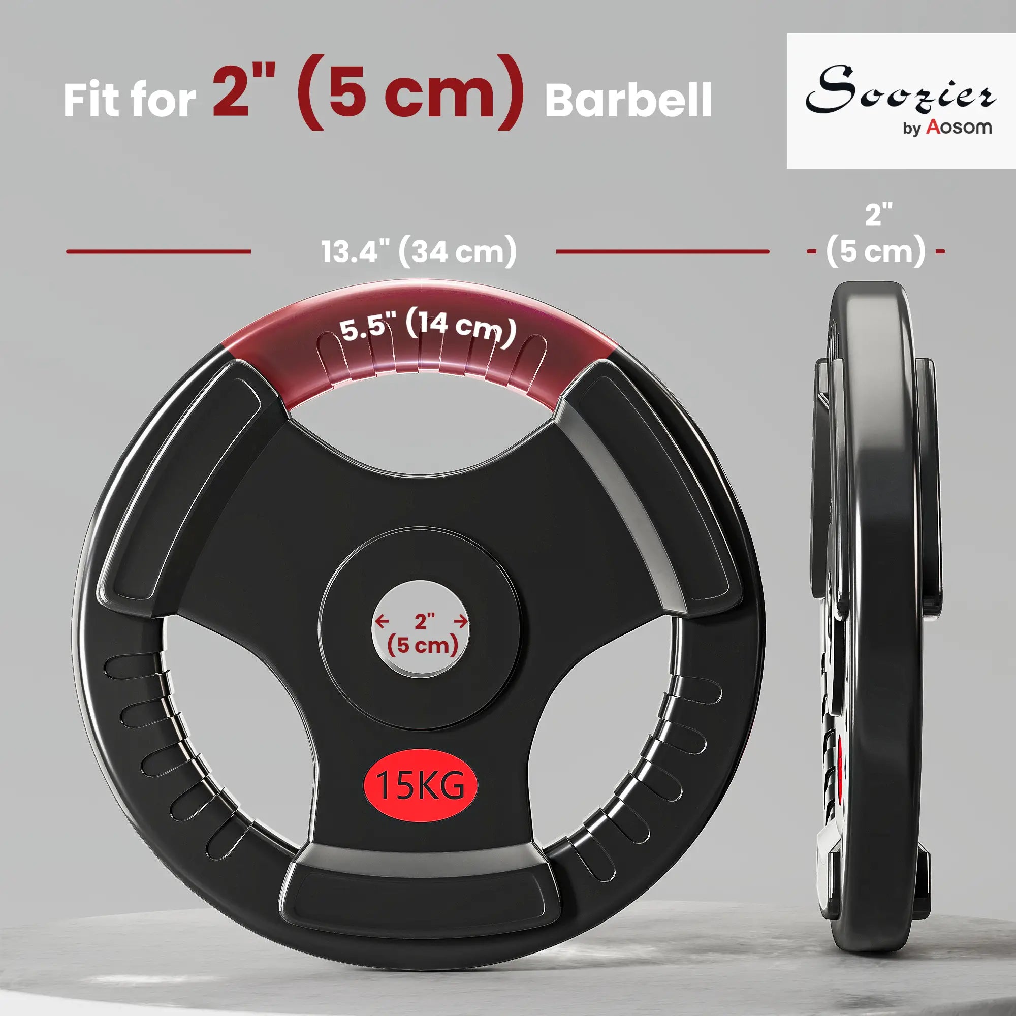 Weight Plates Set, 2-Inch Barbell Weights, 2 x 33lbs Dumbbells & Barbells at Gallery Canada