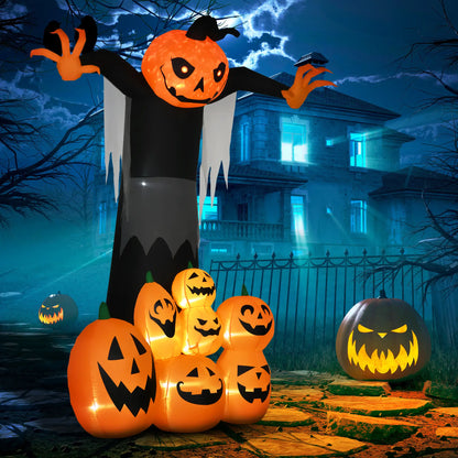 9ft Inflatable Halloween Pumpkin Ghost, Outdoor LED Display Halloween Decorations at Gallery Canada