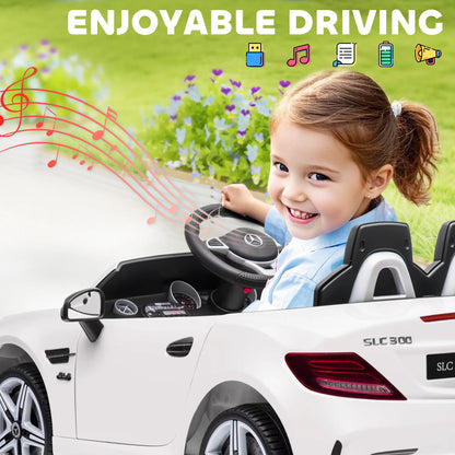 12V Ride On Car, Parent Remote Control, For 3-6 Years, White Electric Toy Cars at Gallery Canada