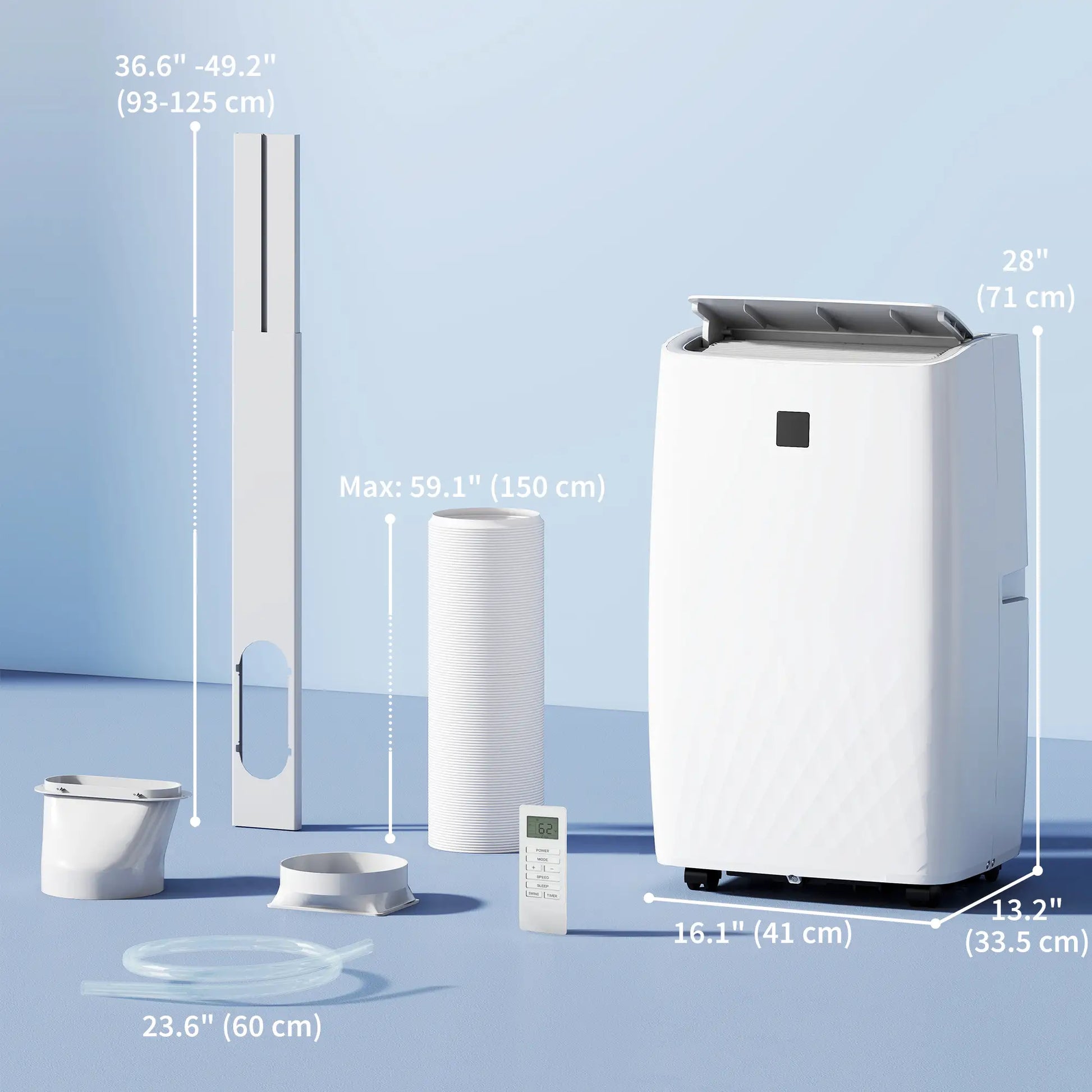 14000 BTU Portable Air Conditioner, Dehumidifier, Fan, 700 Sq. Ft, Cool Air Conditioner at Gallery Canada