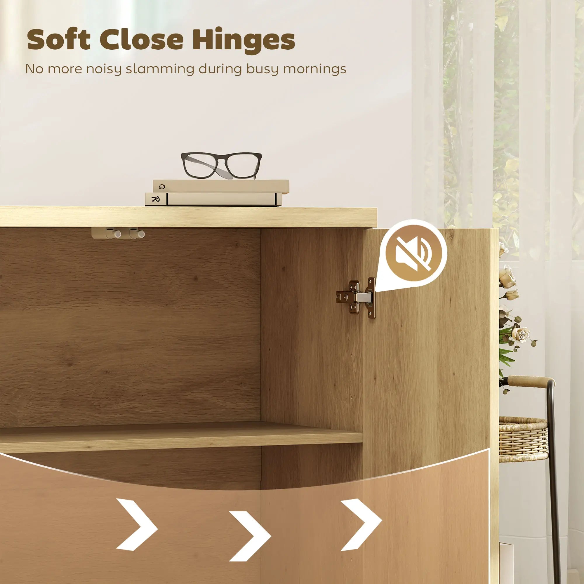 Sideboard Buffet Cabinet Set Of 2, Kitchen Cabinet, Oak Bar Cabinets at Gallery Canada