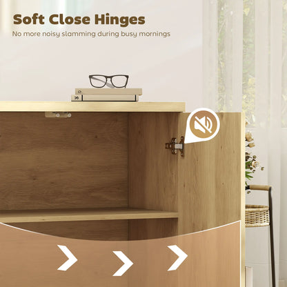 Sideboard Buffet Cabinet Set Of 2, Kitchen Cabinet, Oak Bar Cabinets at Gallery Canada