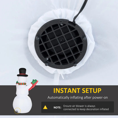 Inflatable Snowman Yard Decoration, LED Lights, Outdoor Christmas Christmas Inflatables at Gallery Canada