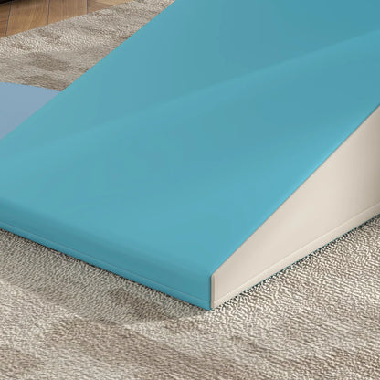 7 Piece Indoor Soft Play Set, Toddler Climb Crawl, Blue Grey Baby Gym & Playmats at Gallery Canada