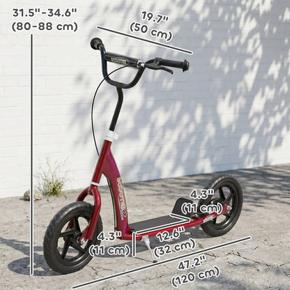 Kids Scooter, Street Bike, 12'' Tire, 5-12 Years, Red Scooters at Gallery Canada