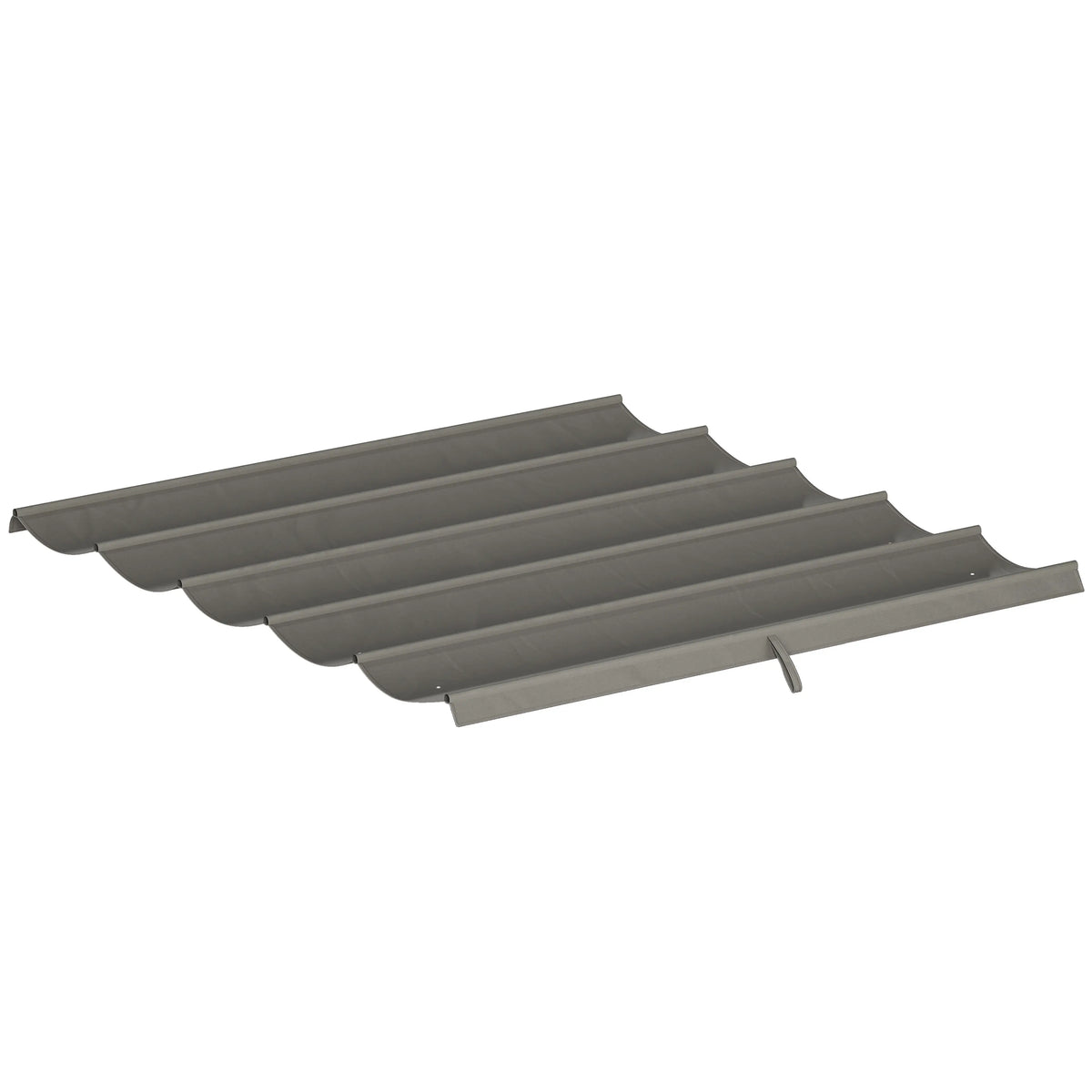 8.2' x 8.4' Retractable Pergola Canopy Replacement, Light Grey Gazebo Canopy Replacement Light Grey at Gallery Canada