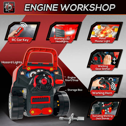 Smart Truck Engine Toy Set, Mini Car Service Station, Kids Tool Set, 3-5 Years Workbench Toy Sets at Gallery Canada