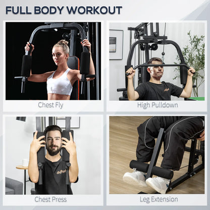 Multifunction Home Gym, Power Exercise Machine, Weight Training, Black Power Towers at Gallery Canada