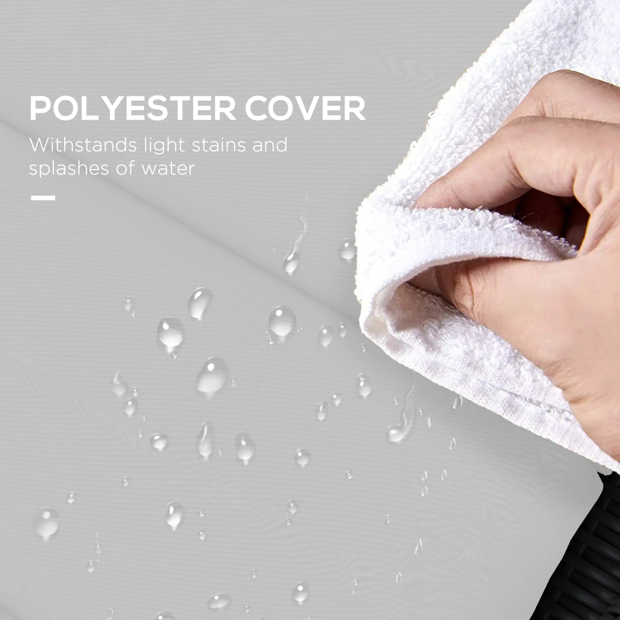 Patio Chaise Lounge Chair Cushion, with Headrest and Ties, Light Grey Patio Chair Cushions at Gallery Canada