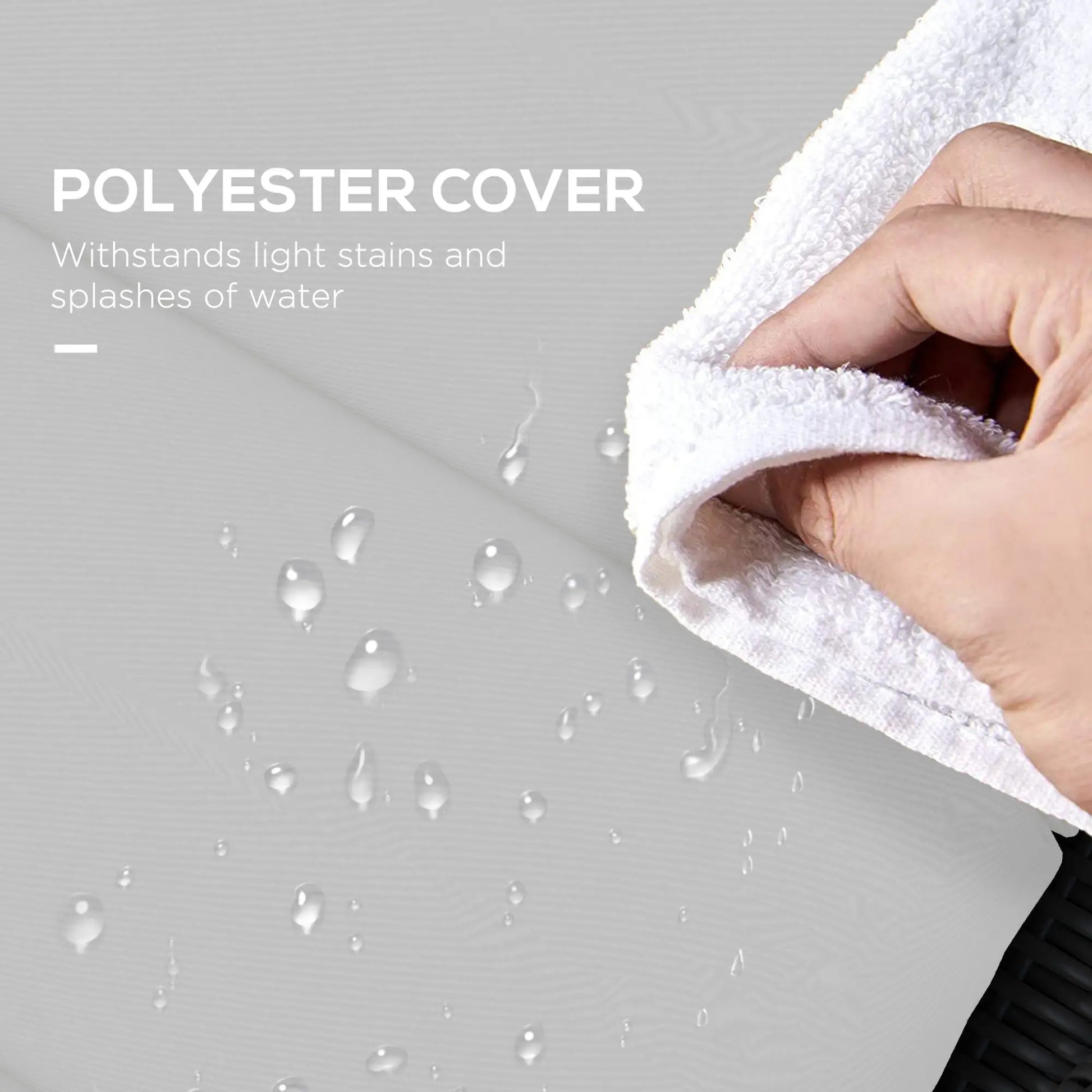 Patio Chaise Lounge Chair Cushion, with Headrest and Ties, Light Grey Patio Chair Cushions at Gallery Canada