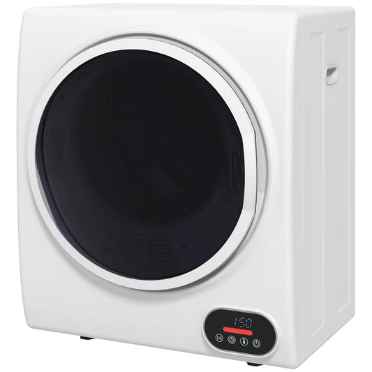 1.5 cu.ft Portable Clothes Dryer, Intelligent Drying, 850W, White Dryer Machines White at Gallery Canada