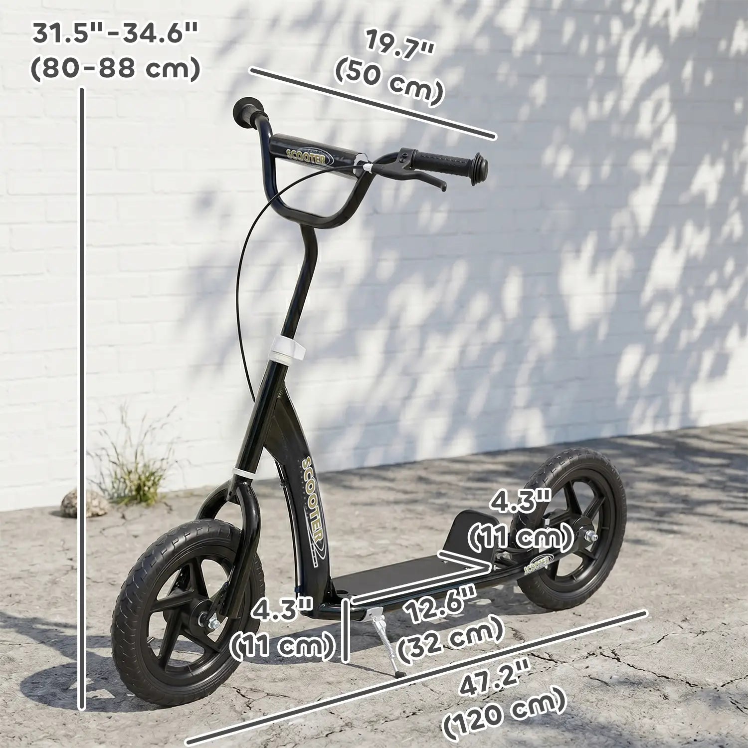 Kids Scooter, Street Bike, 12'' Tire, 5-12 Years, Black Scooters at Gallery Canada