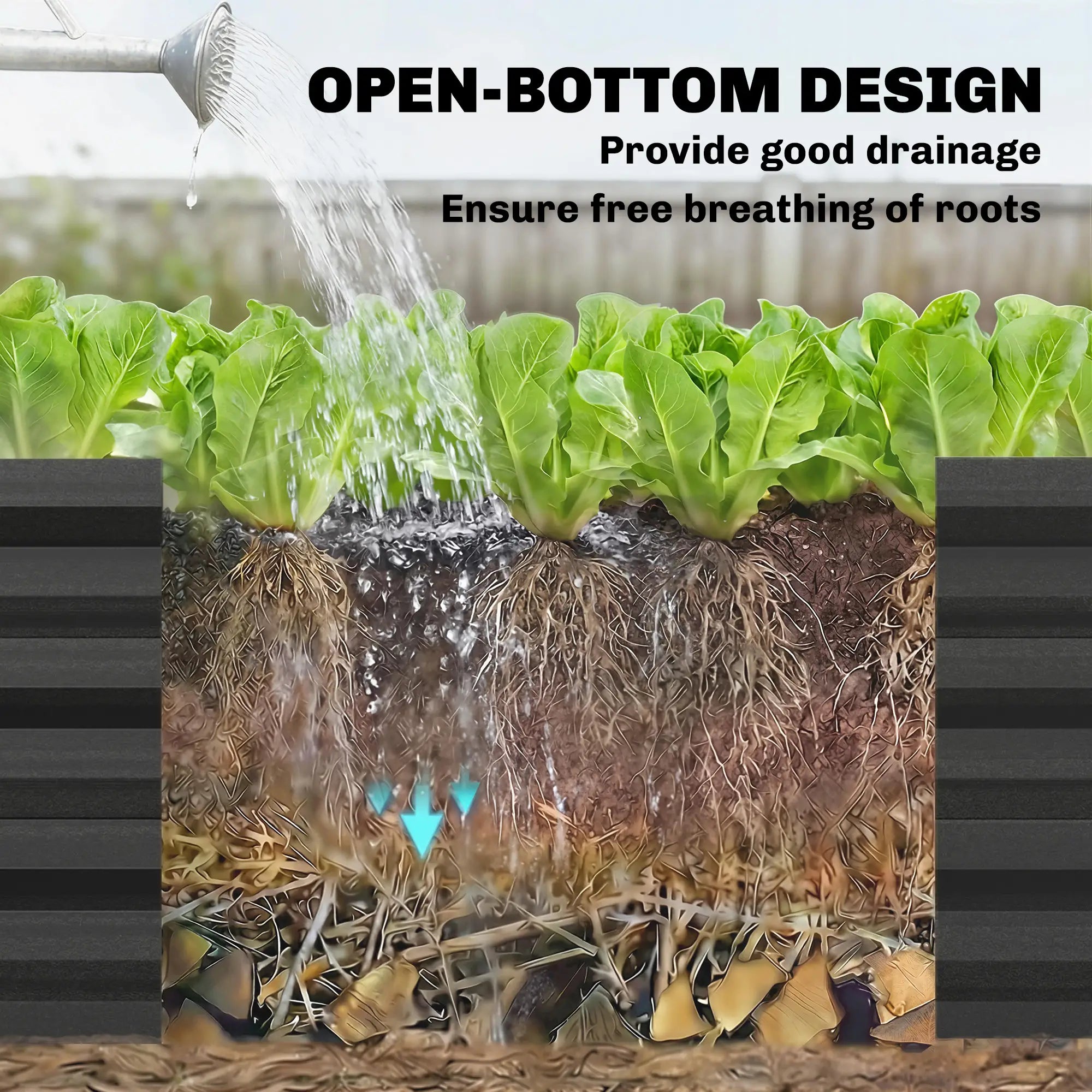 Metal Raised Garden Bed With Trellis, Galvanized Garden Kit, Black Galvanized Planter Boxes at Gallery Canada