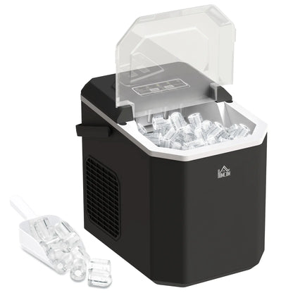 Portable Ice Maker, Self Cleaning, 9 Cubes in 6 Mins, 26lbs/24Hrs, 2 Sizes Small Kitchen Appliances at Gallery Canada