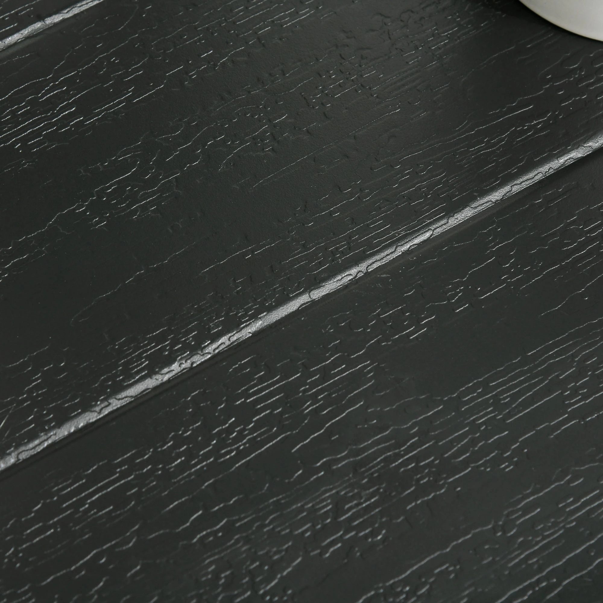 3 Pcs PE Rattan Rocking Chair Set, Bistro Set with Table, Dark Blue Outdoor Rocking Chairs at Gallery Canada