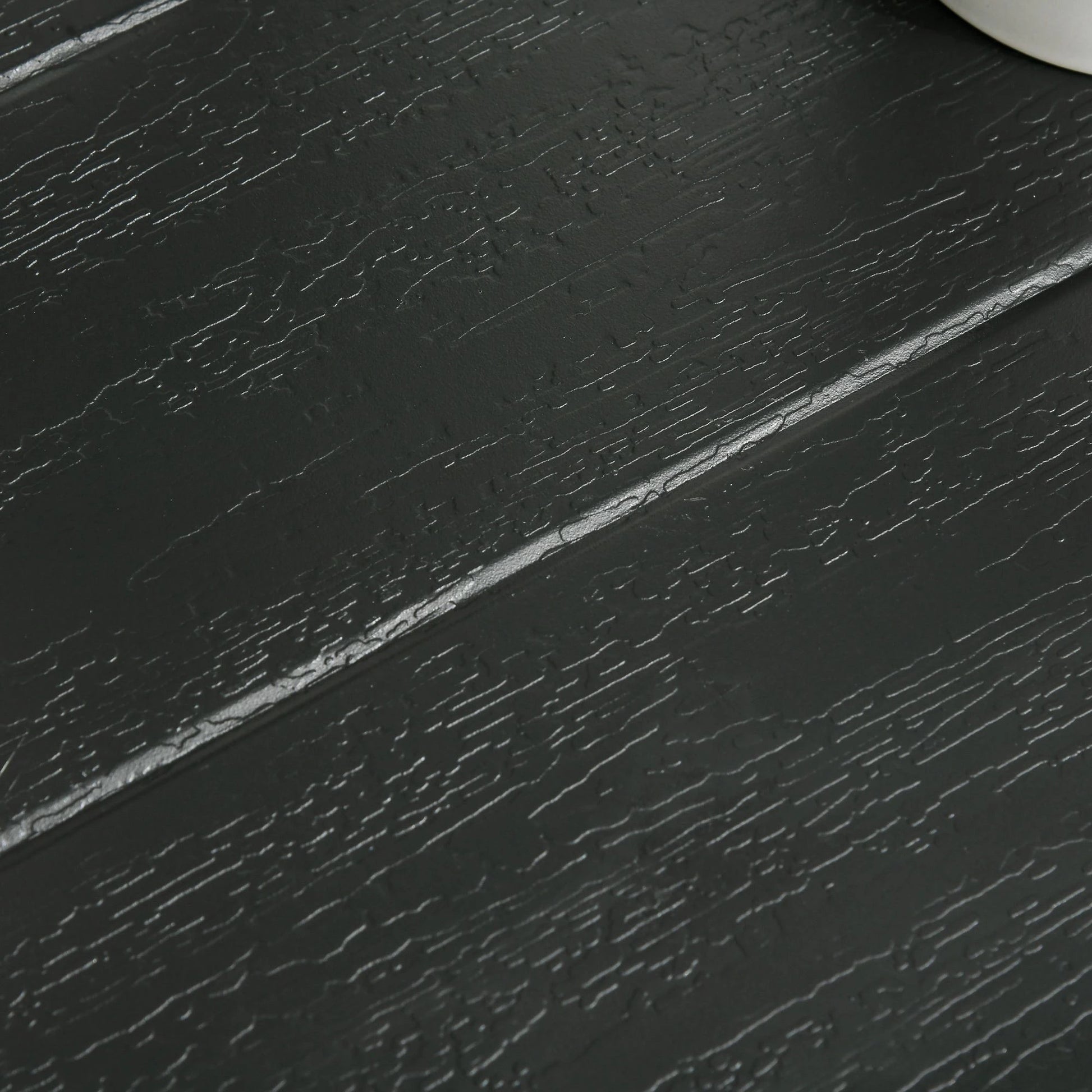 3 Pcs PE Rattan Rocking Chair Set, Bistro Set with Table, Dark Blue Outdoor Rocking Chairs at Gallery Canada