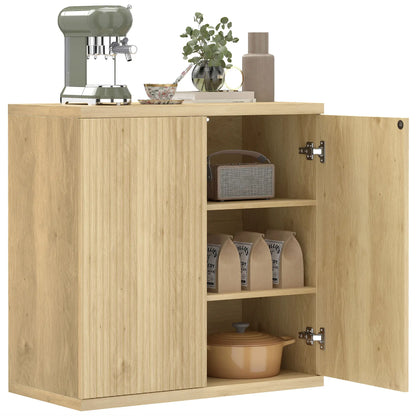 30.7" Oak Sideboard Buffet Cabinet, Modern Kitchen Storage Bar Cabinets at Gallery Canada